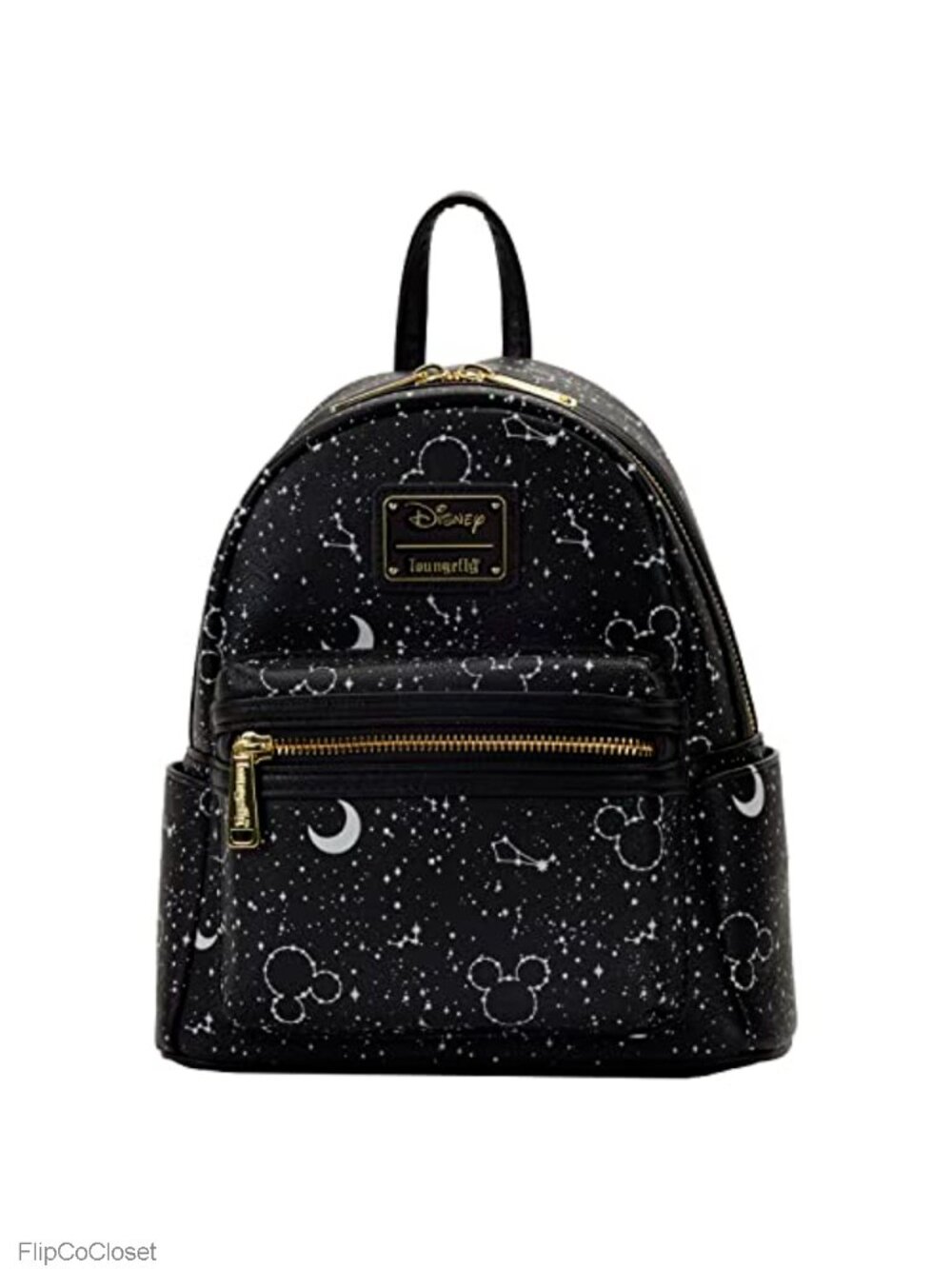 Loungefly Disney Mickey Constellation Faux Leather Glow in the Dark Shoulder